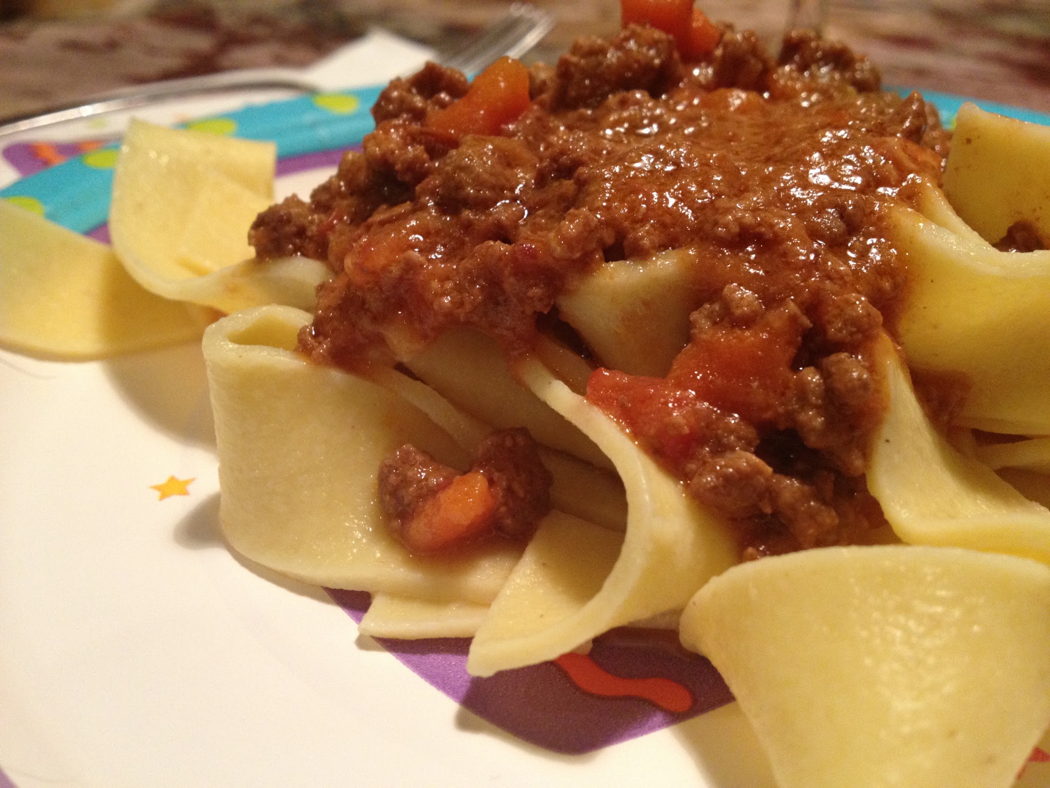 patience for bolognese sauce