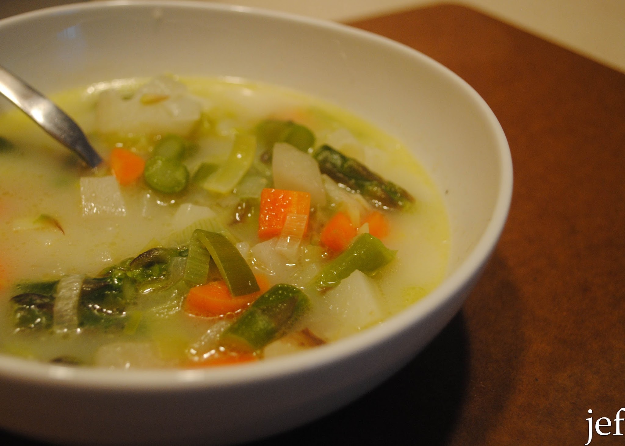 french spring soup (almost)
