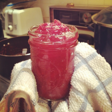 sticky (but delicious) tomato jam — image 1