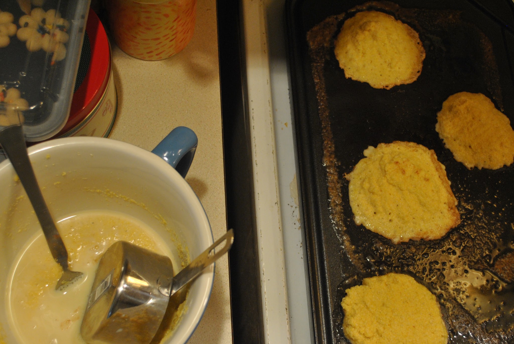 Corn Griddle Cakes ... with honey butter. — image 3