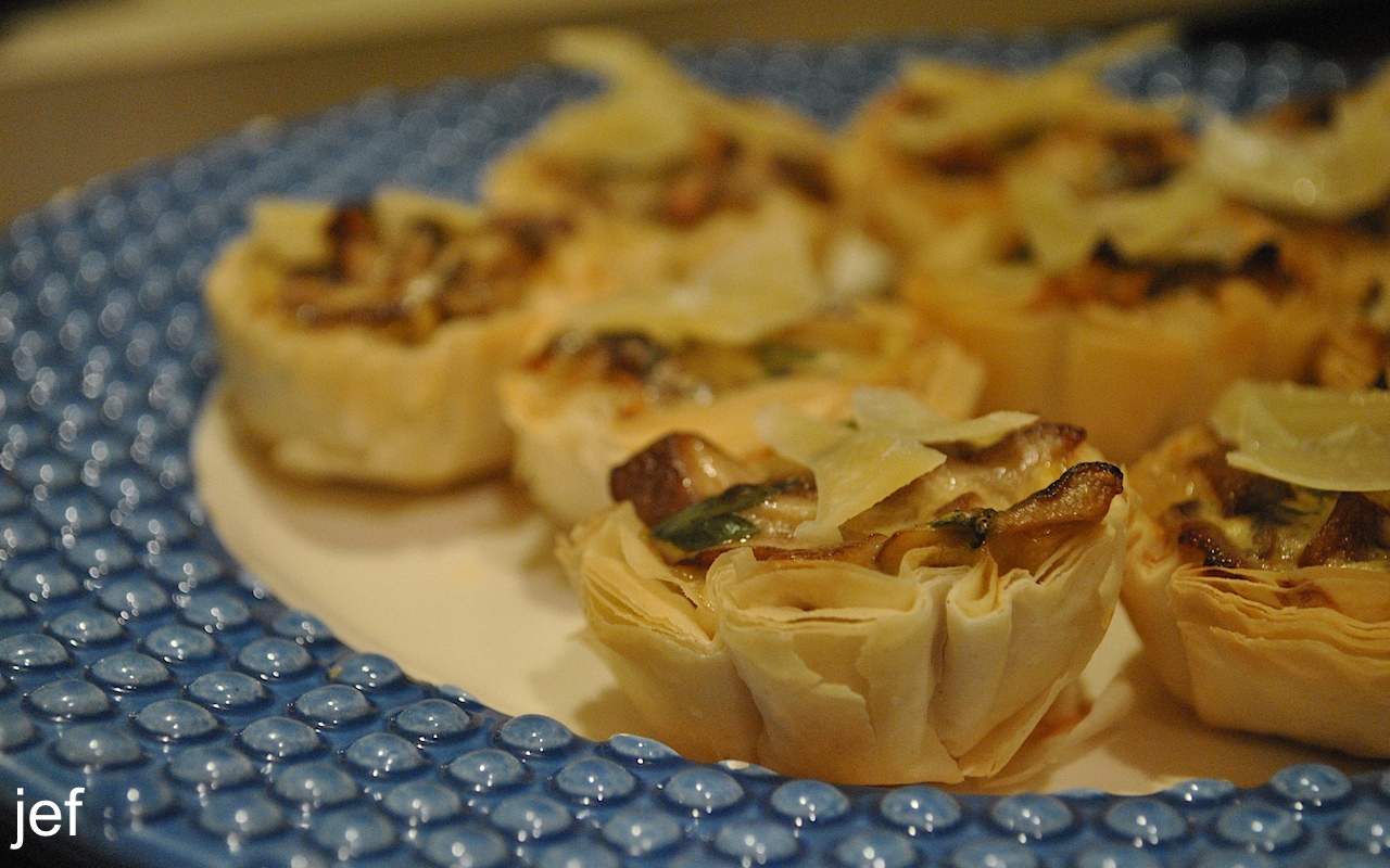Truffled Mushroom Tartlets