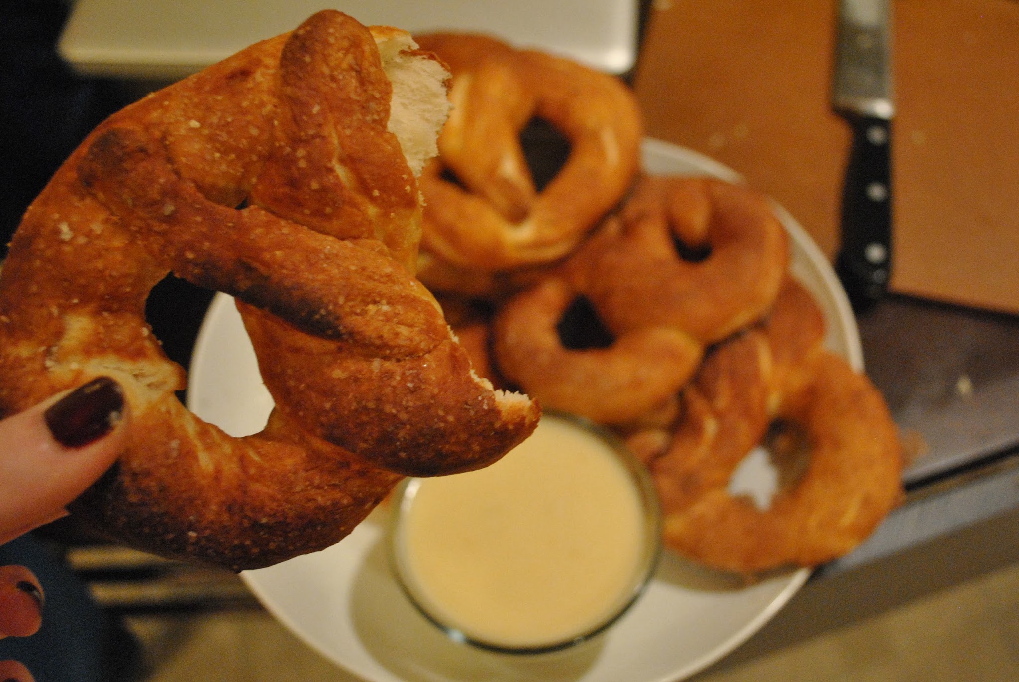 attempting Auntie Annie’s pretzels
