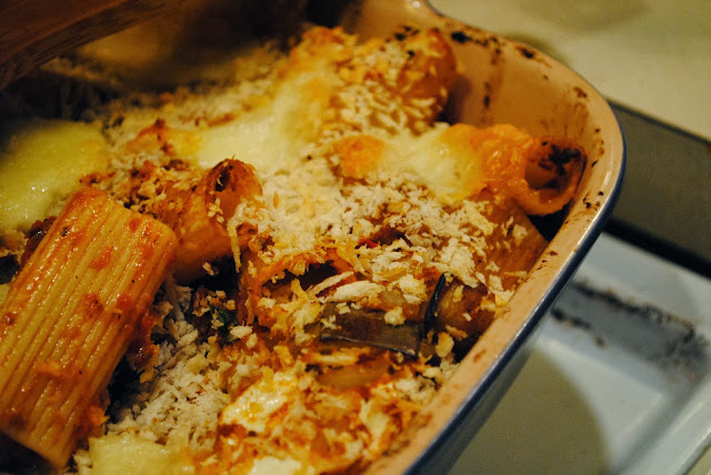 Baked Eggplant Parmesan Rigatoni — image 1