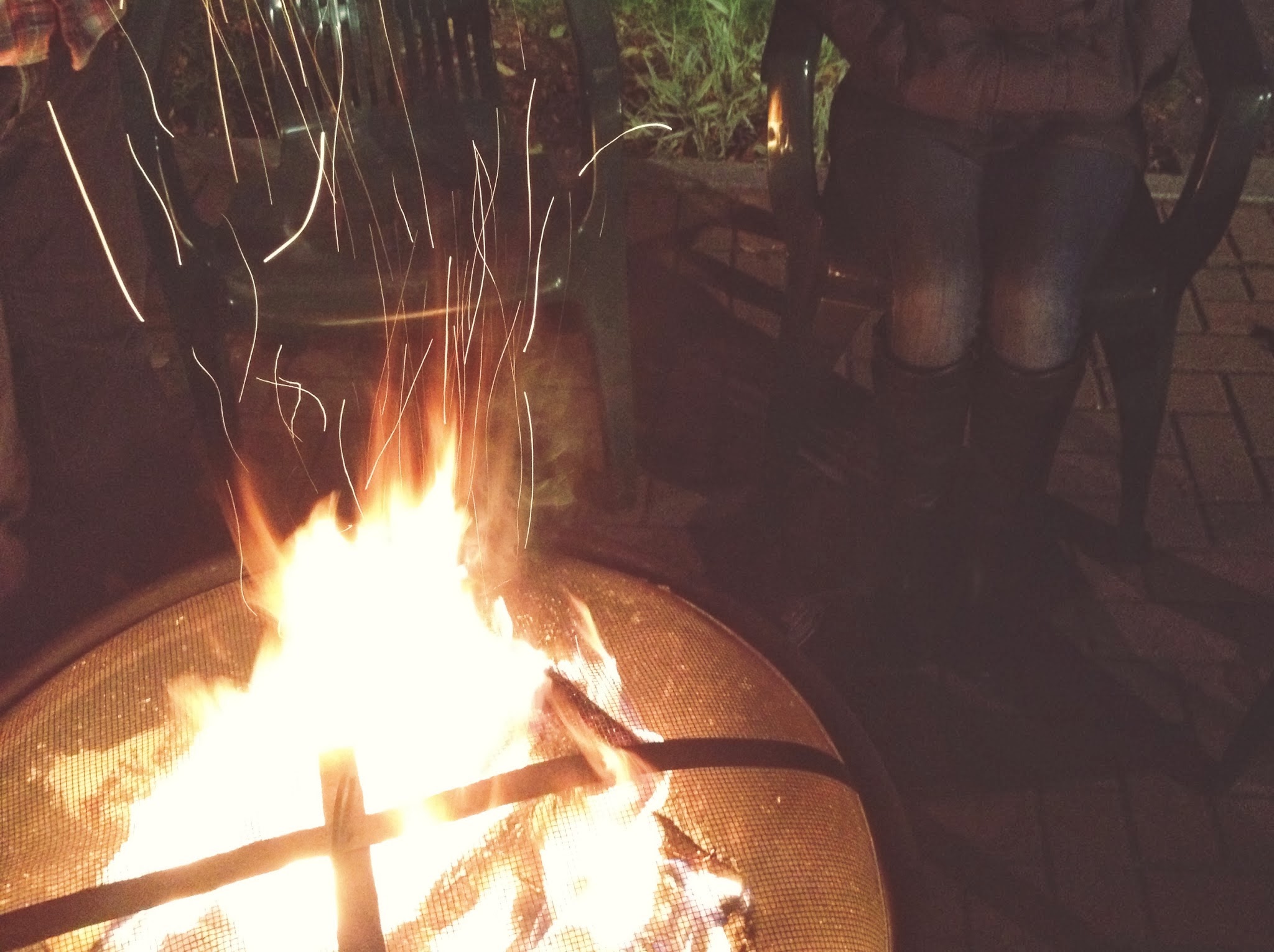 pumpkin carving + fire pit + leaves — image 2