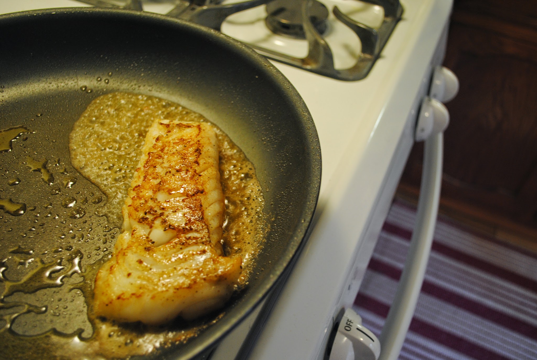 tomato tequila salsa ... and seared cod — image 2