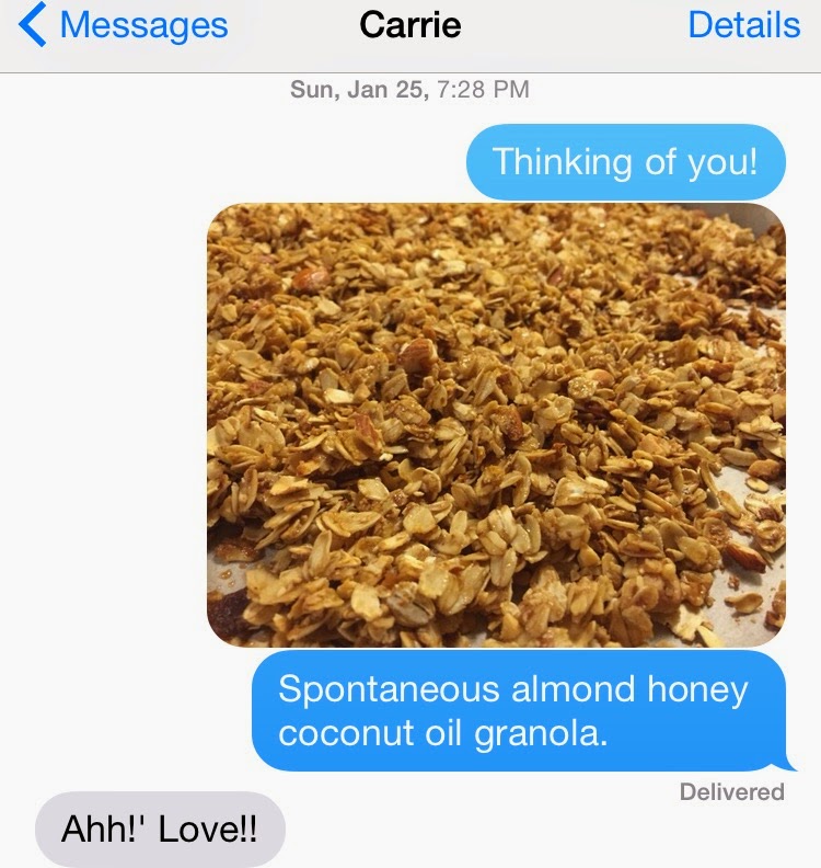 coconut oil honey almond granola — image 2