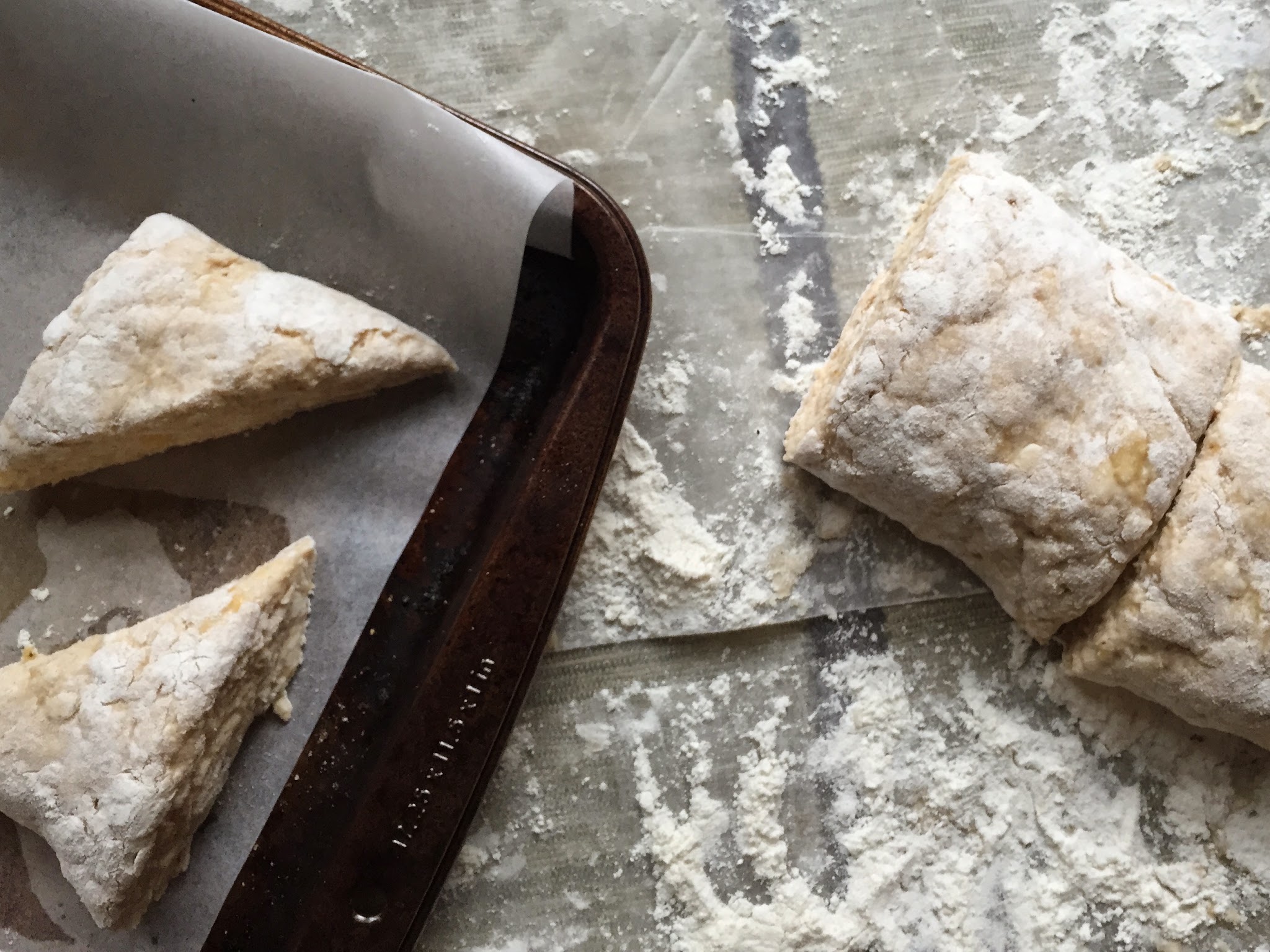 banana bread scones (+ nutella) — image 3