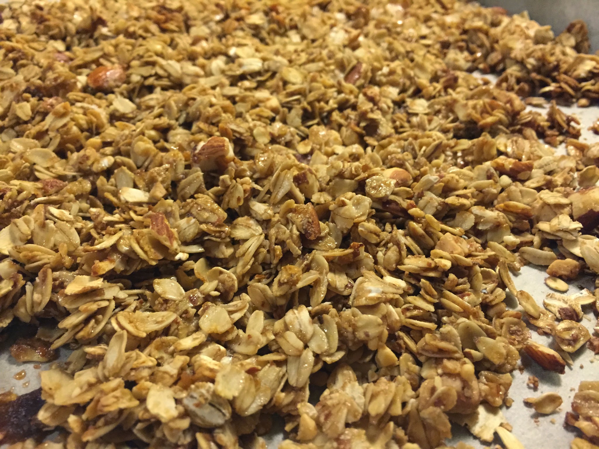 coconut oil honey almond granola — image 4
