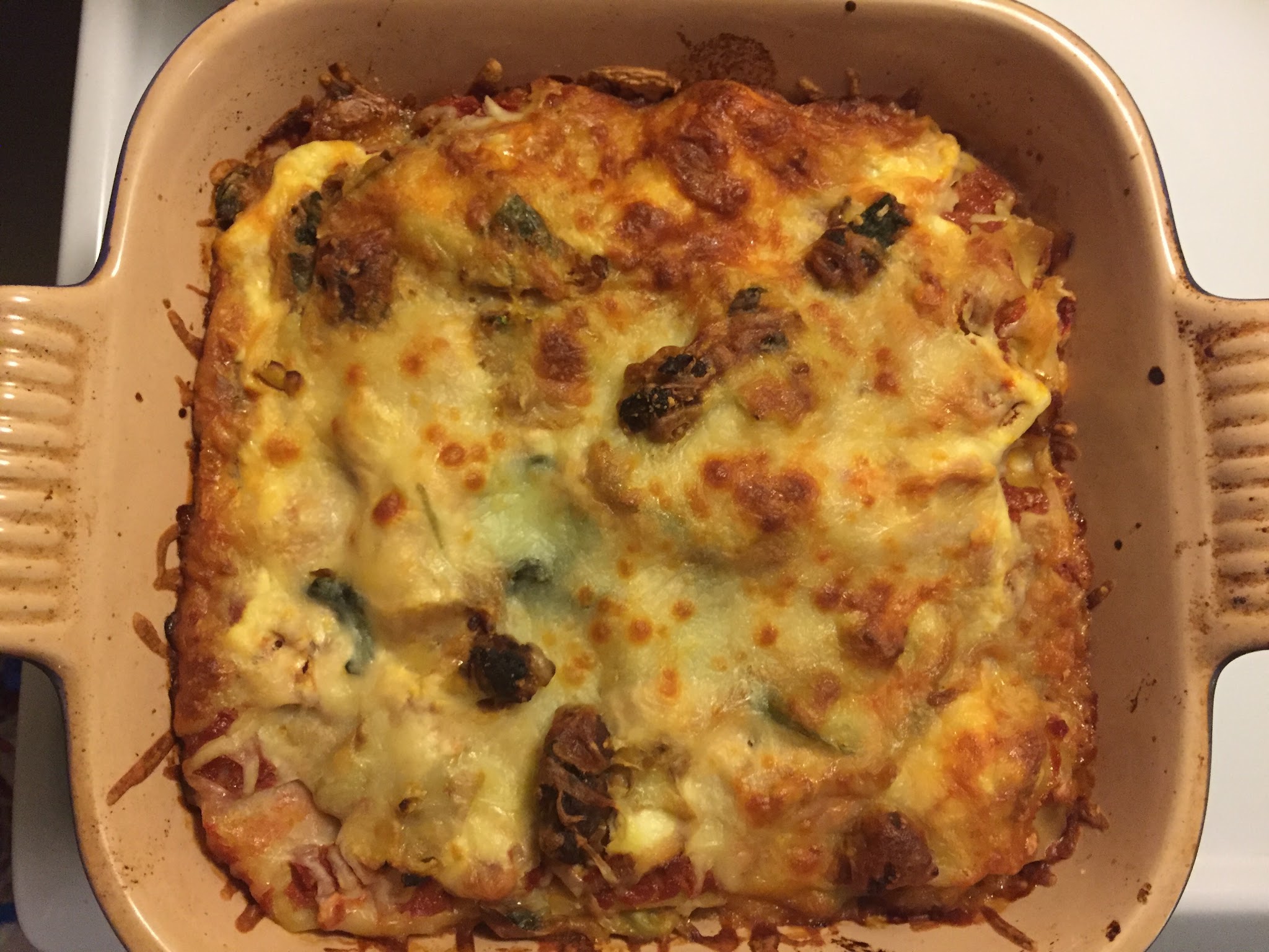 sausage, spinach & artichoke lasagna — image 2