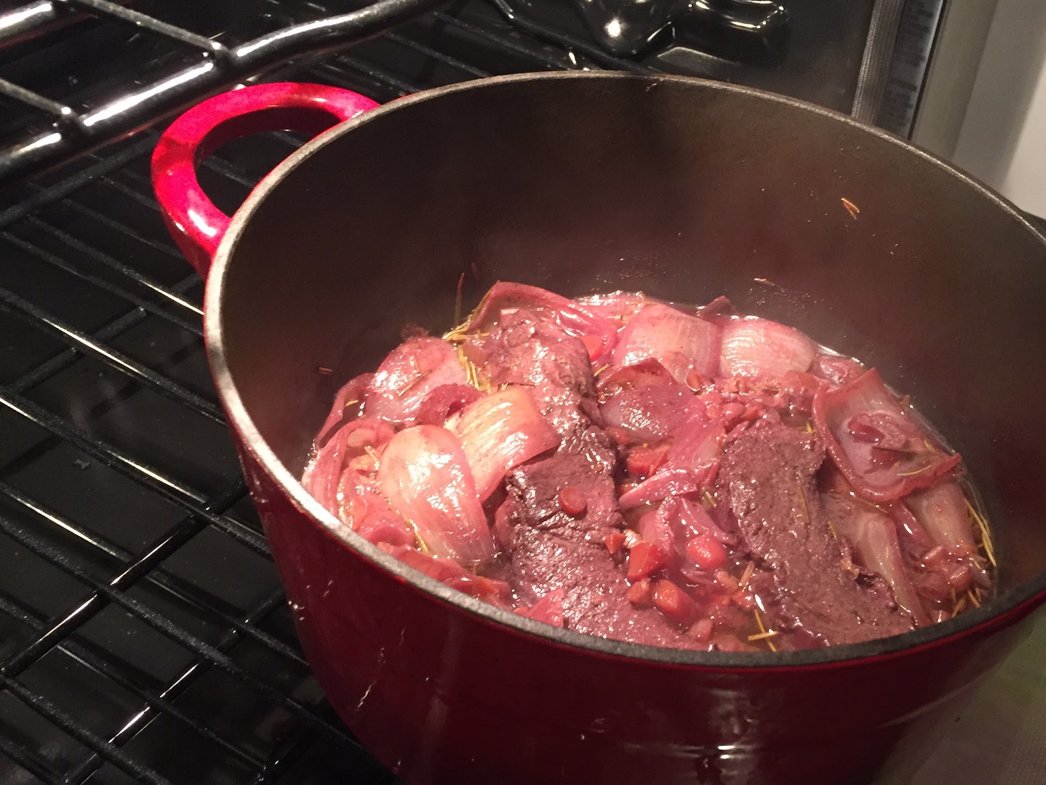 red wine braised short ribs with rosti potatoes — image 3