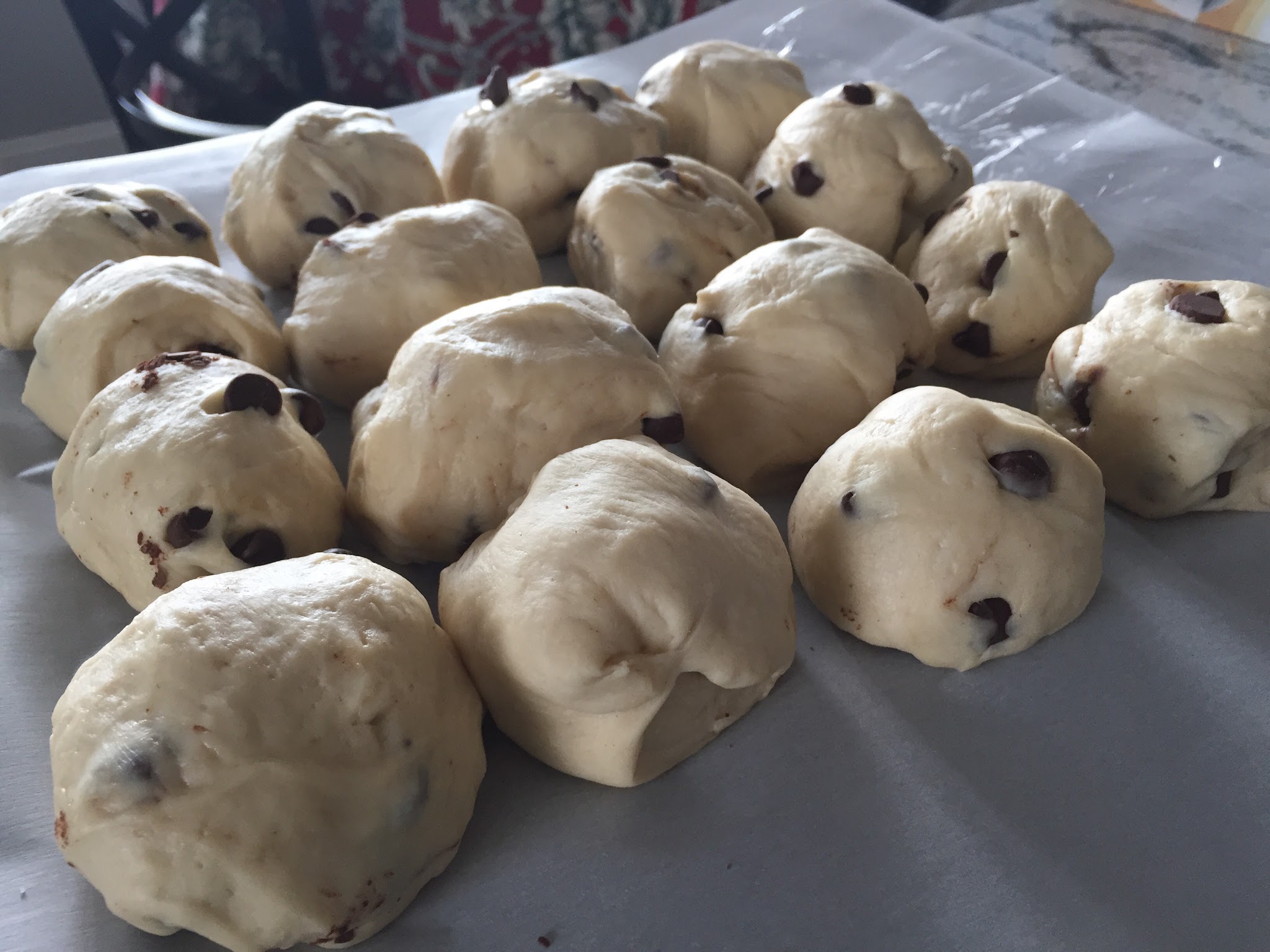 chocolate hot cross buns — image 3