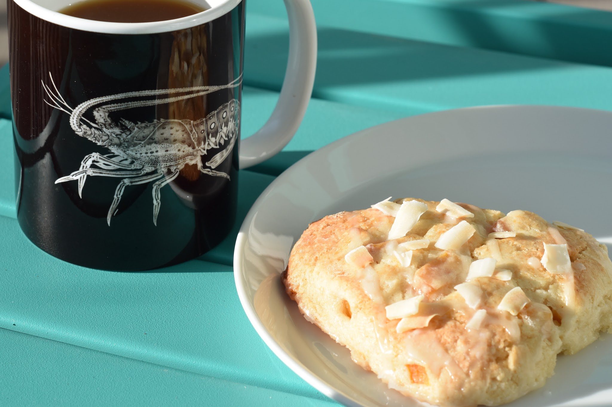 peach coconut scones — image 4