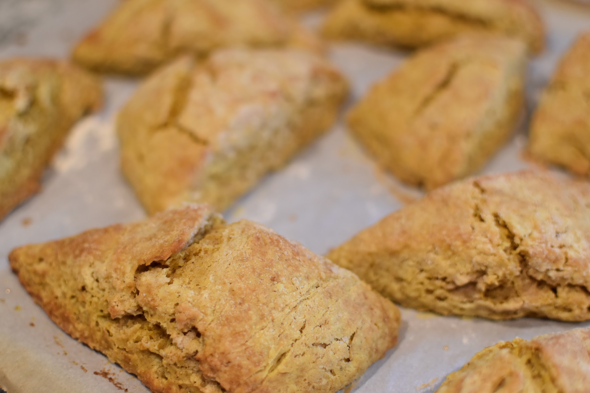 pumpkin scones with cinnamon butter — image 2