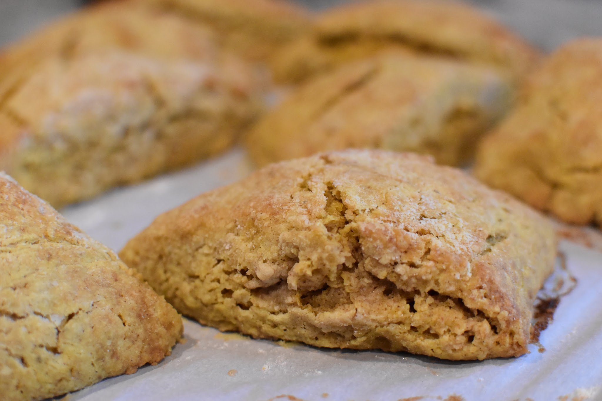 pumpkin scones with cinnamon butter