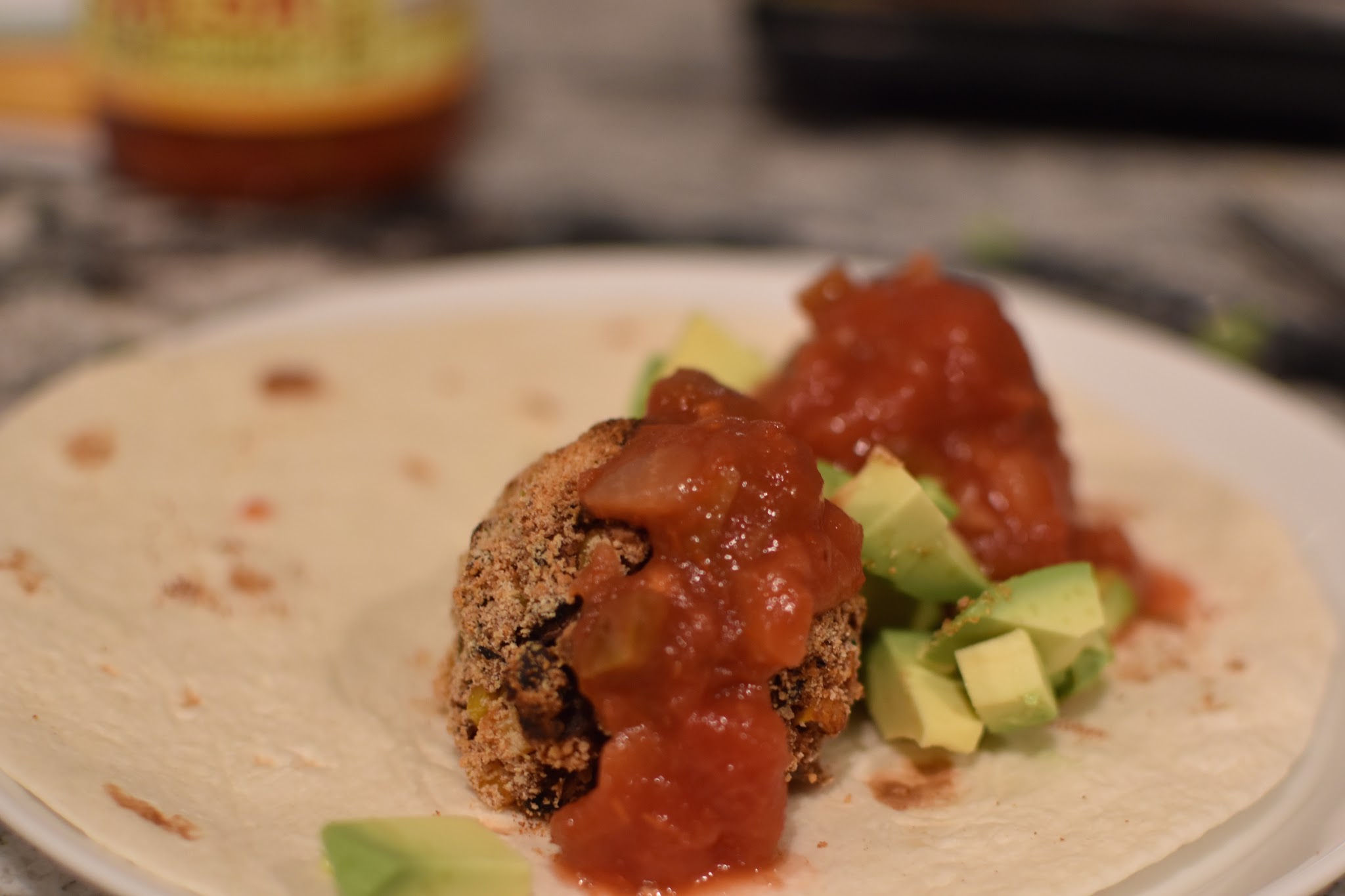 black bean croquettes