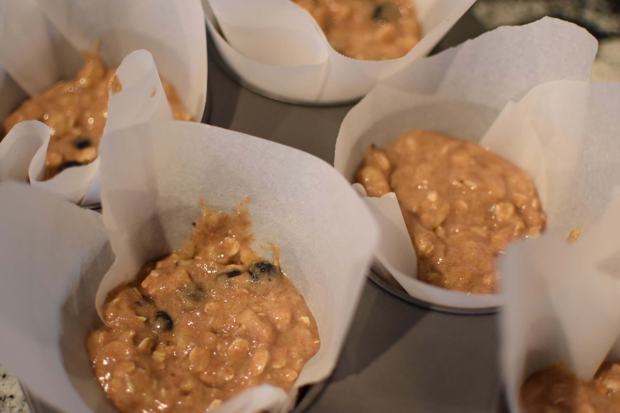 blueberry banana oat muffins — image 2