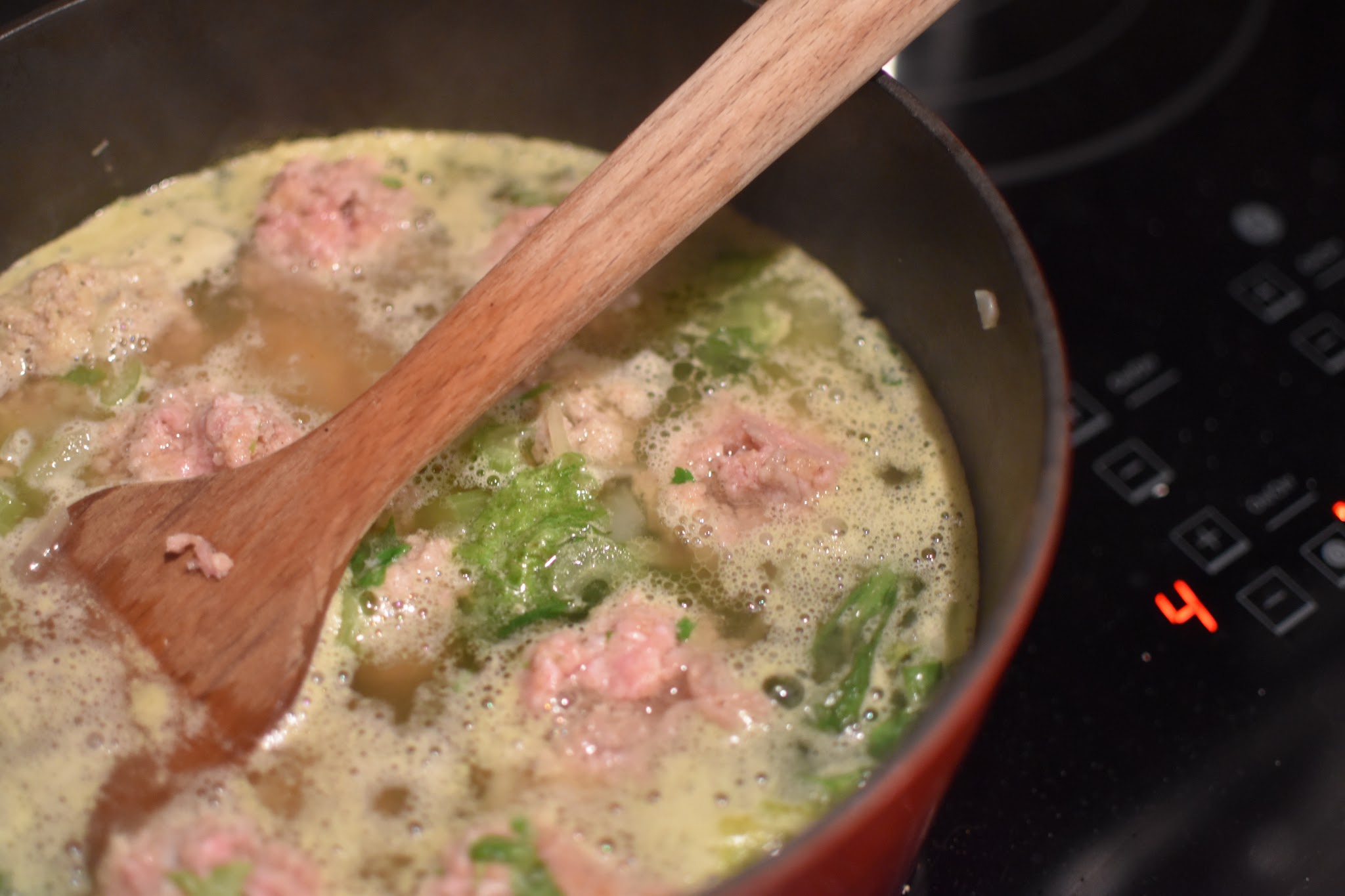 escarole and meatball soup — image 3