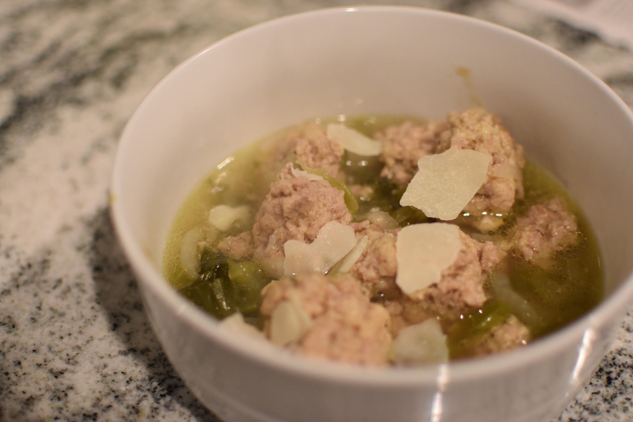 escarole and meatball soup — image 4