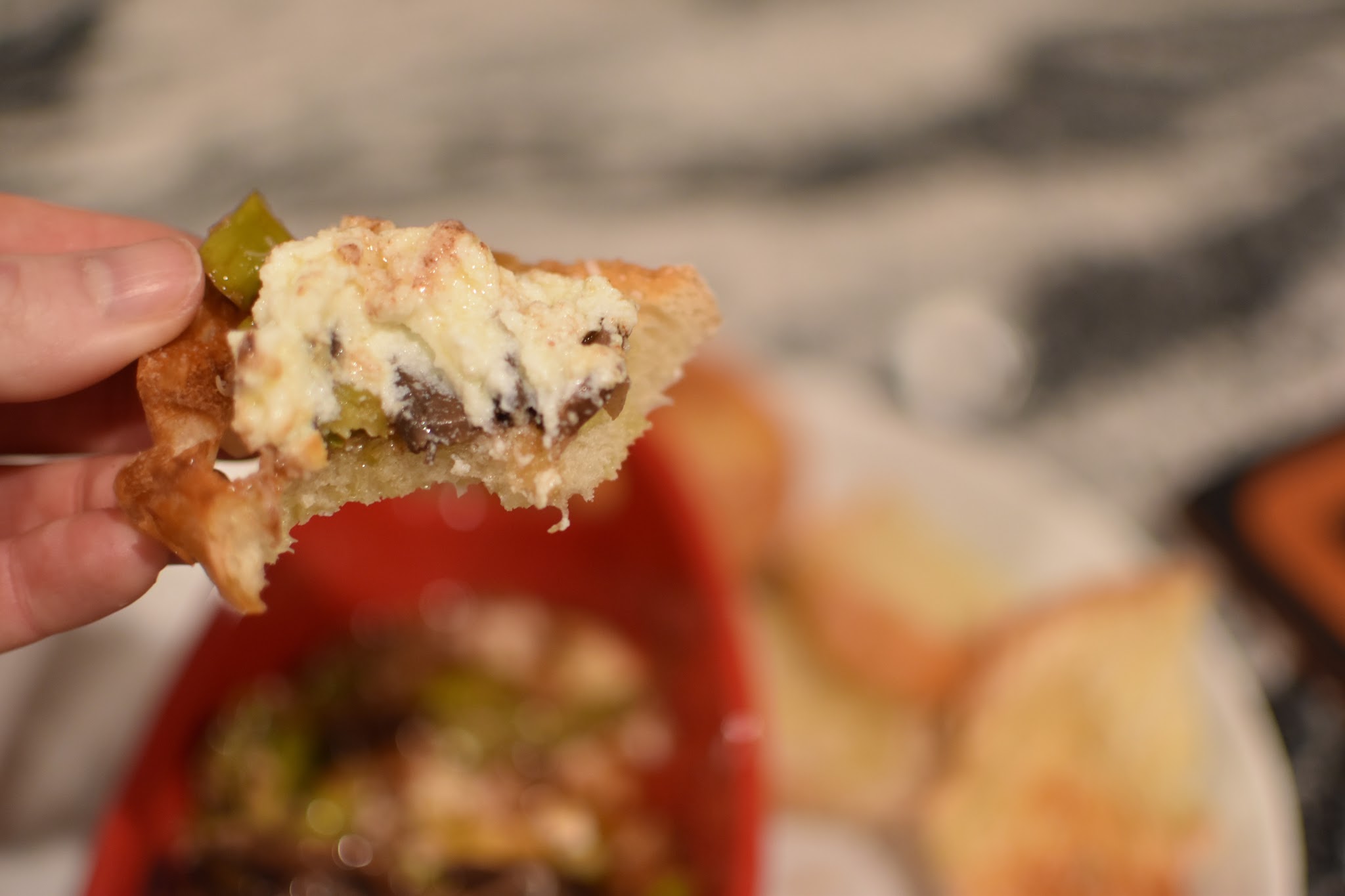 baked ricotta with mushroom asparagus confit and balsamic brown butter — image 4