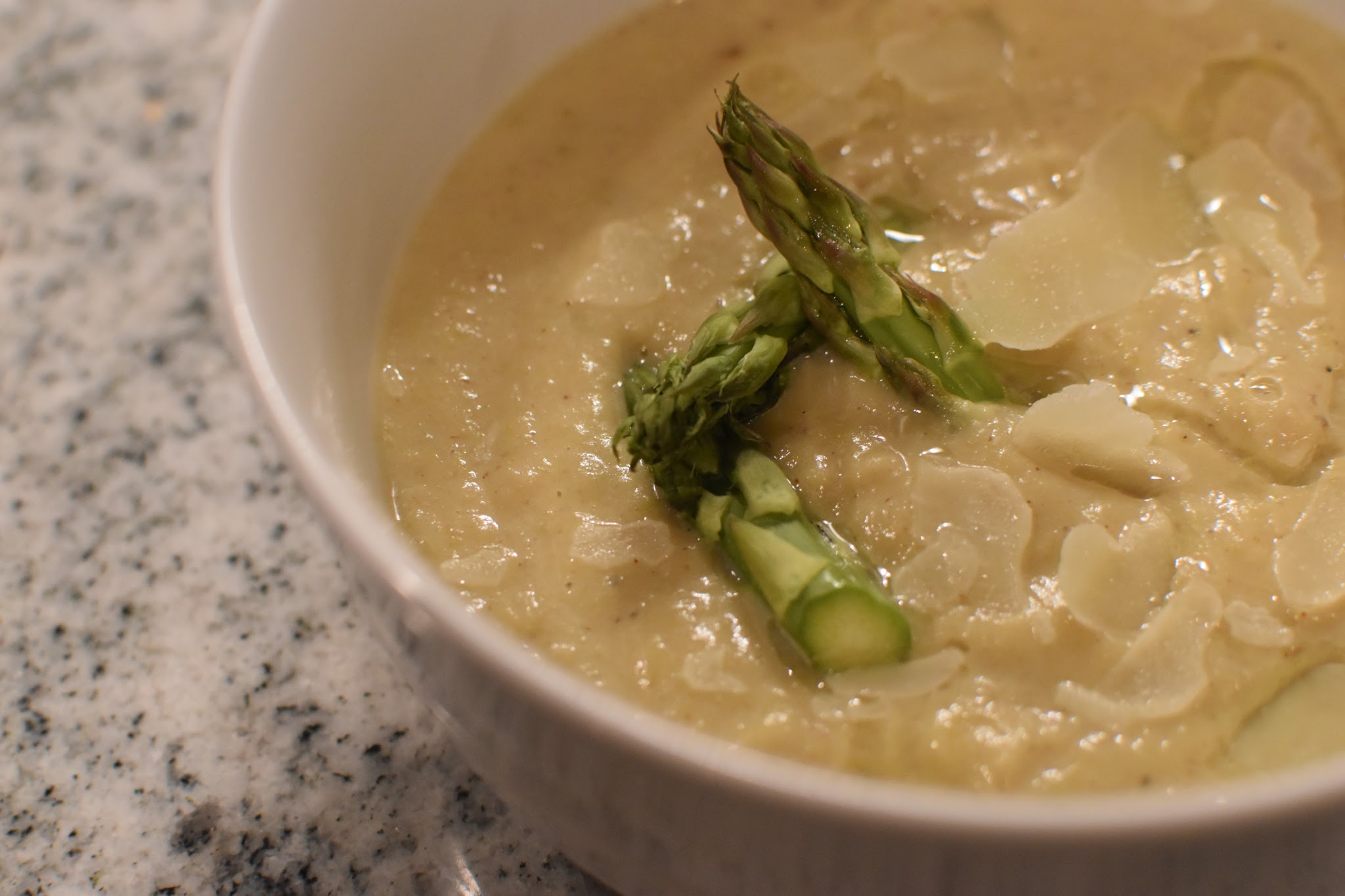 cauliflower asparagus chowder