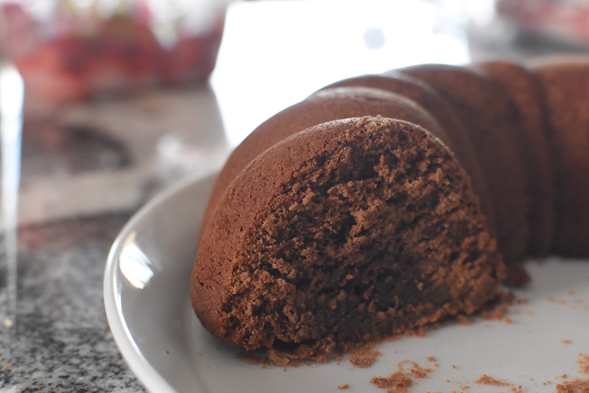 salted chocolate cake with fresh berries — image 4