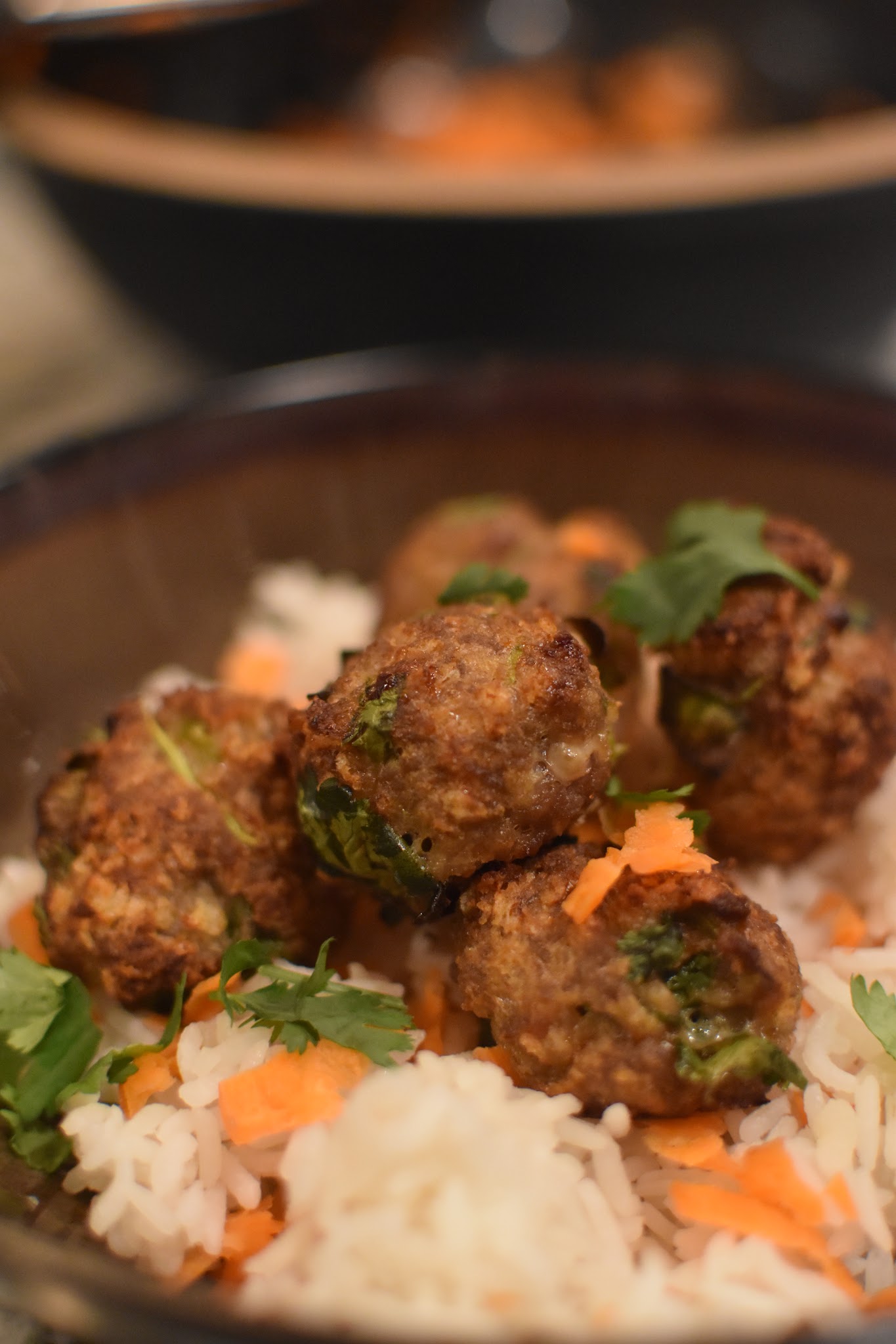 scallion meatballs with soy ginger glaze — image 3