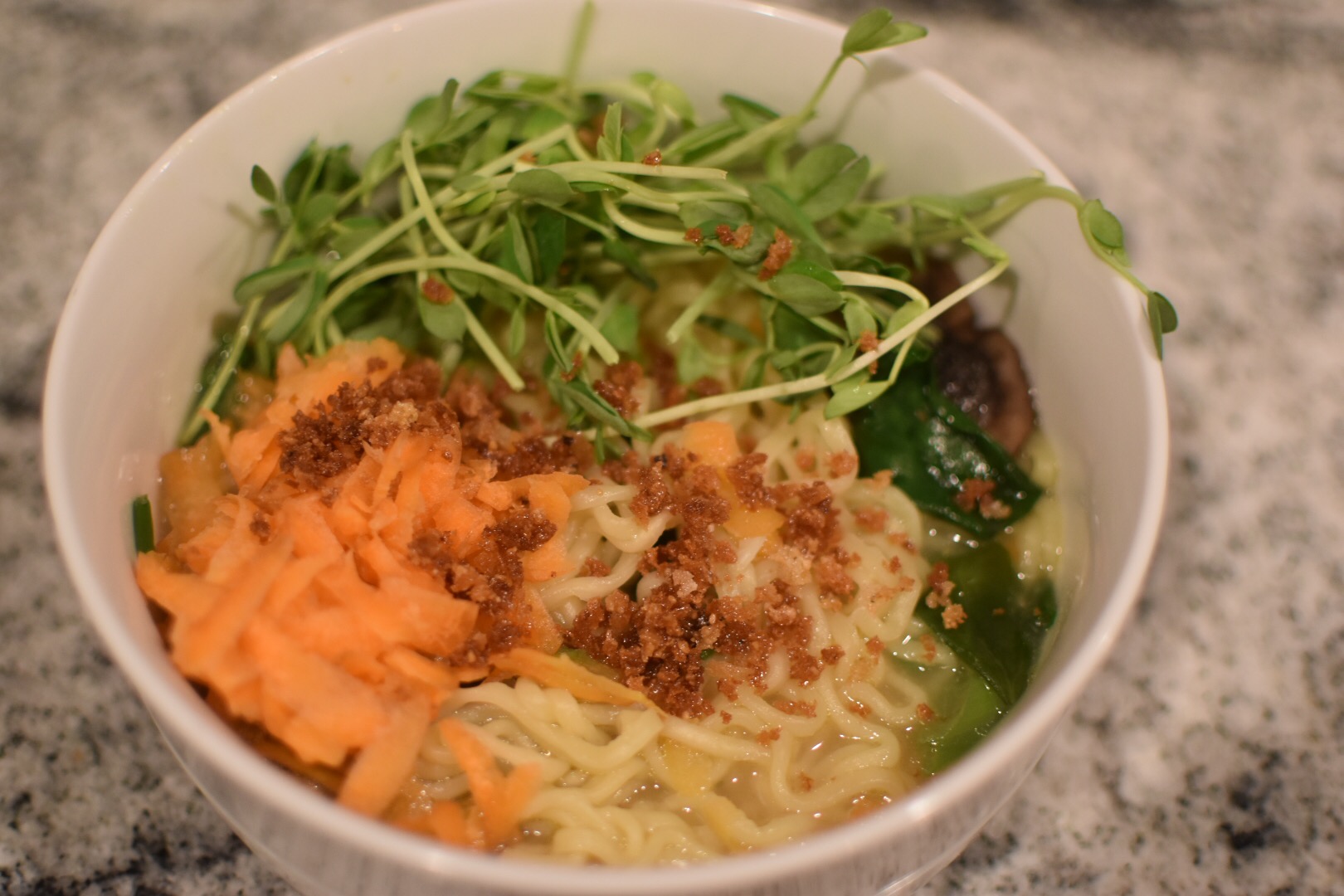 homemade veggie ramen
