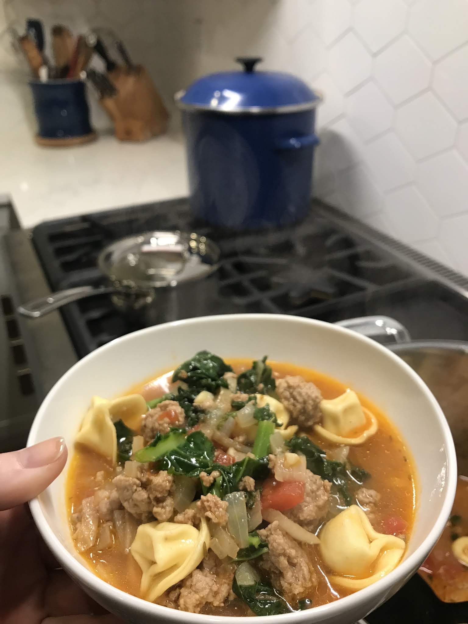 tortellini kale sausage soup — image 2