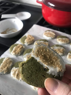 matcha green tea cookies — image 1