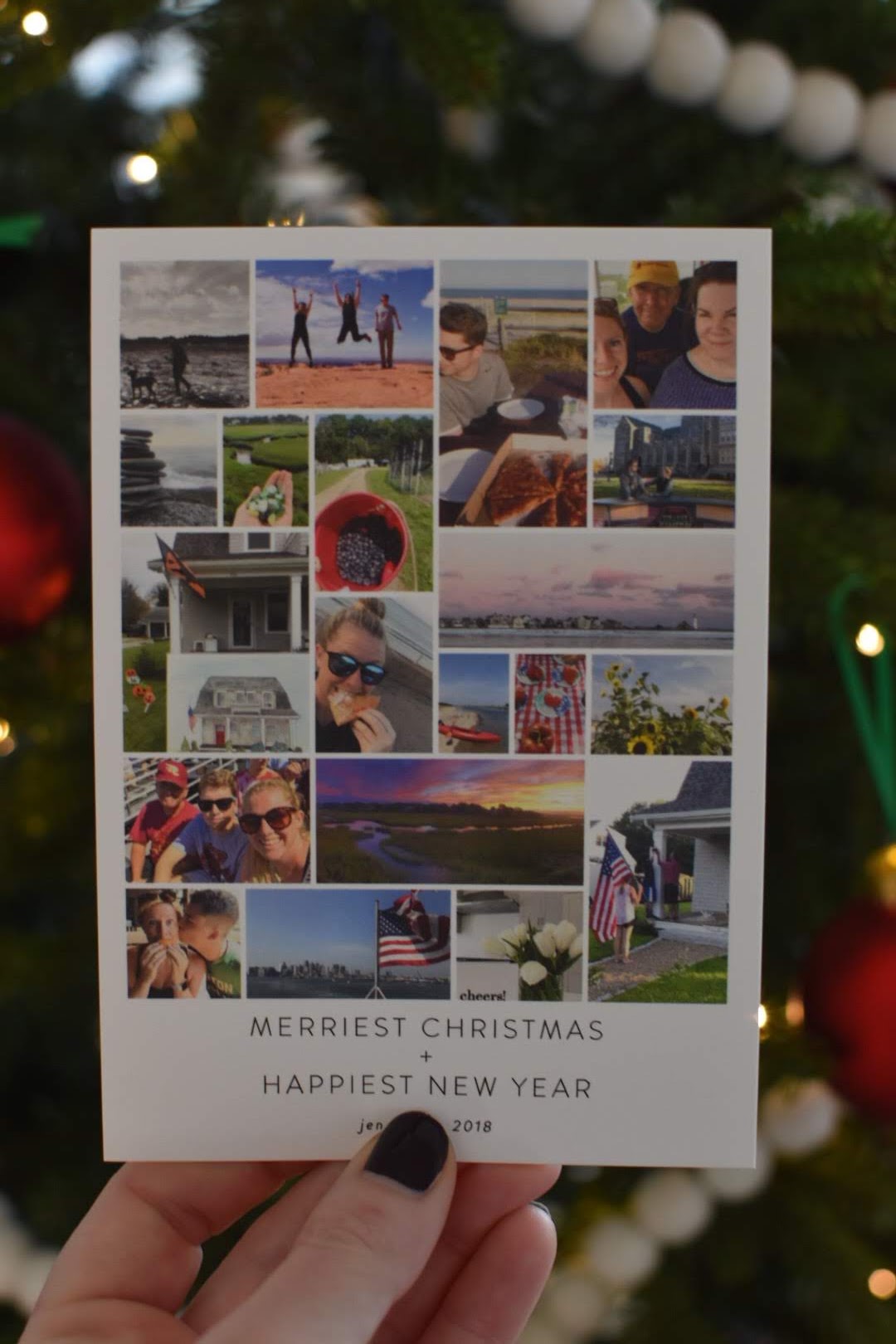 2018 Christmas Card = Summer living and loving