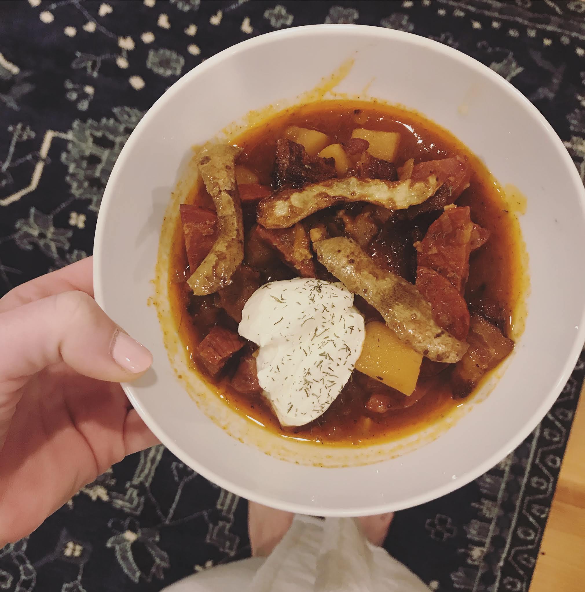 chorizo and potato stew
