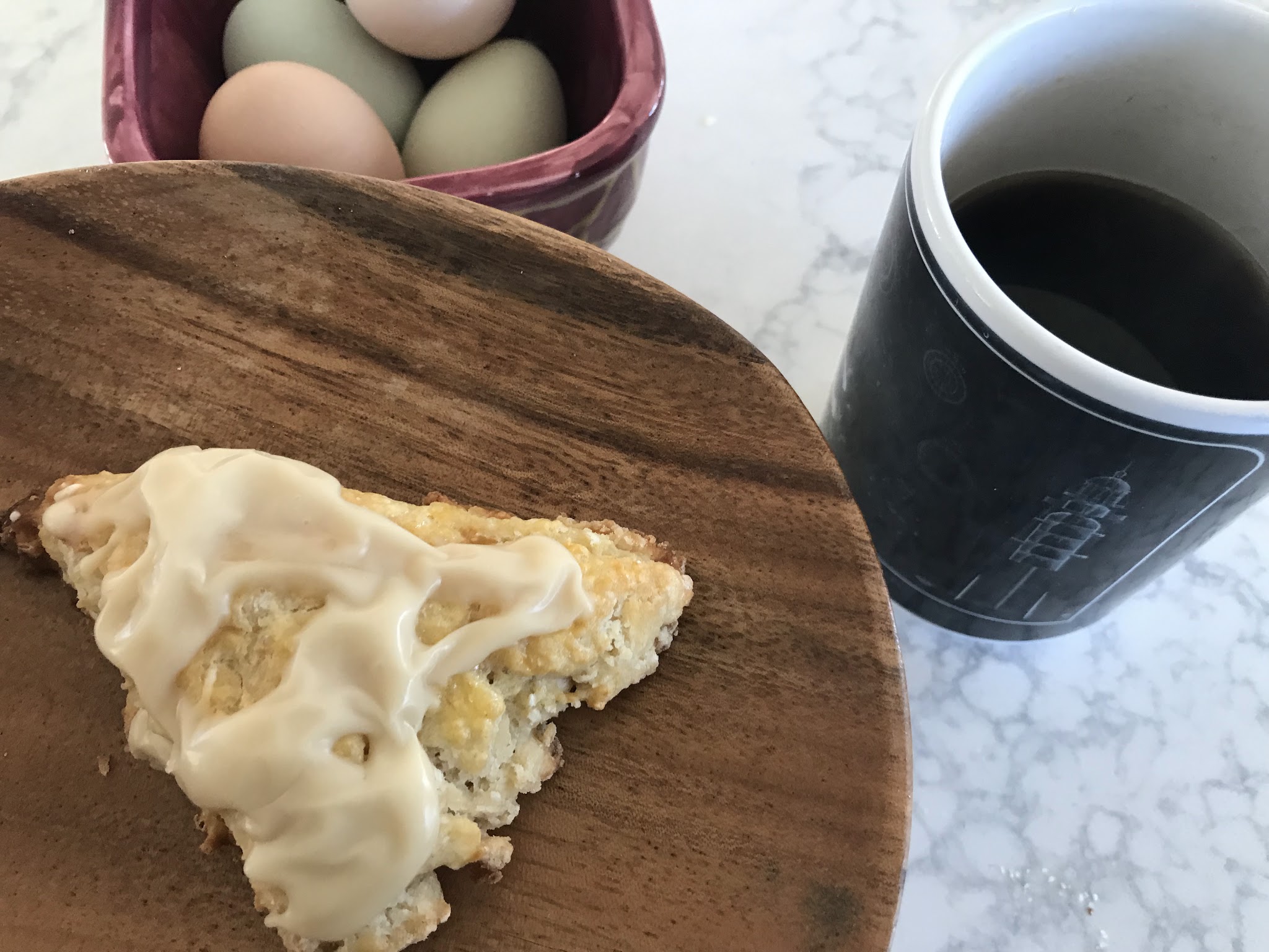 irish creme scones