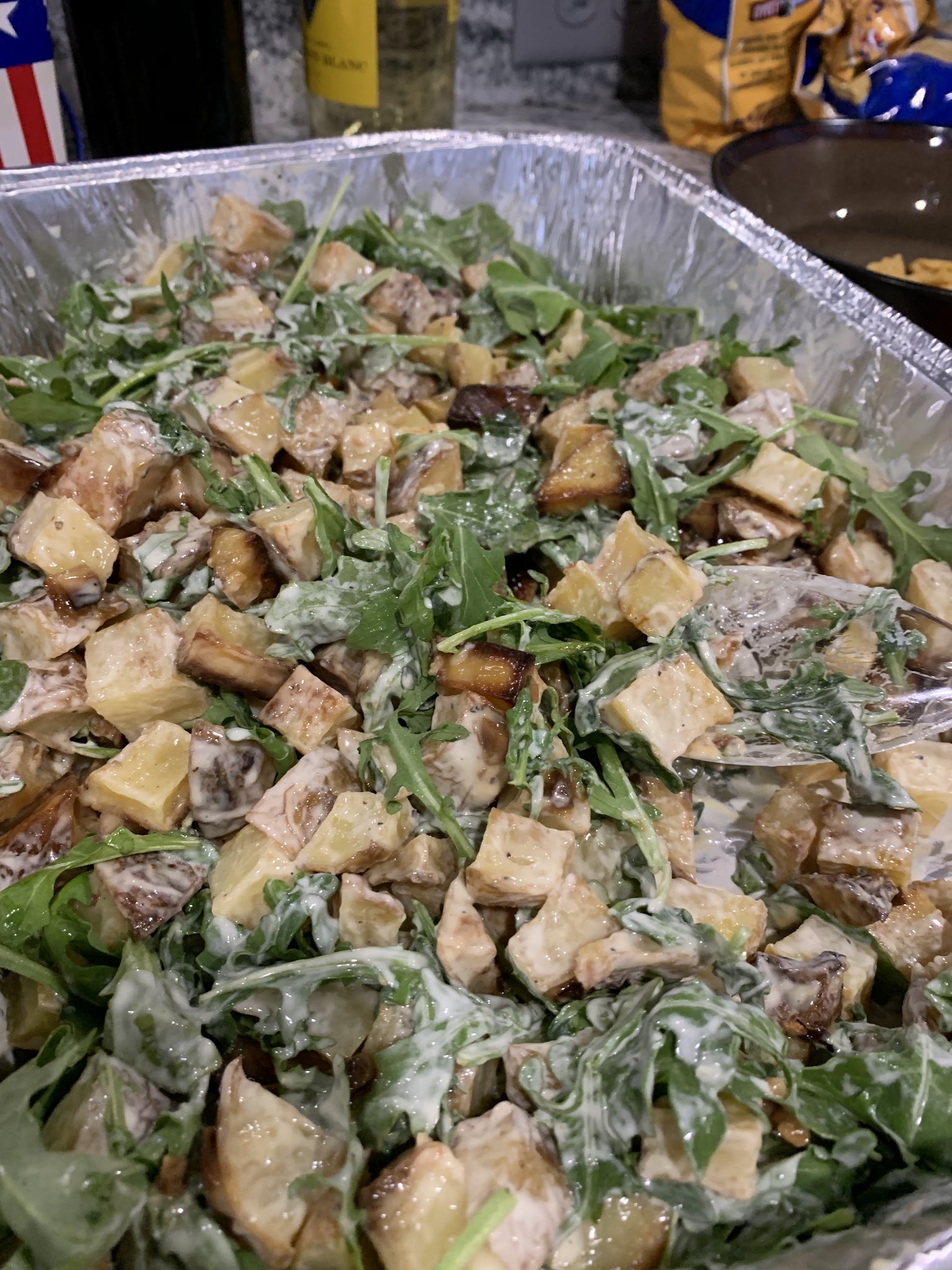 Roasted Garlic Potato Salad