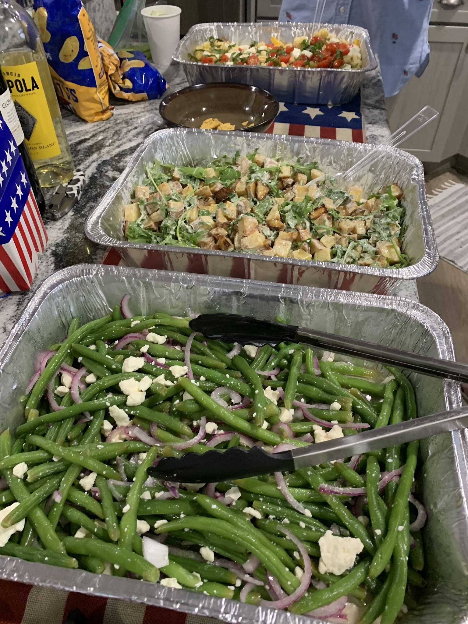lemony green bean salad