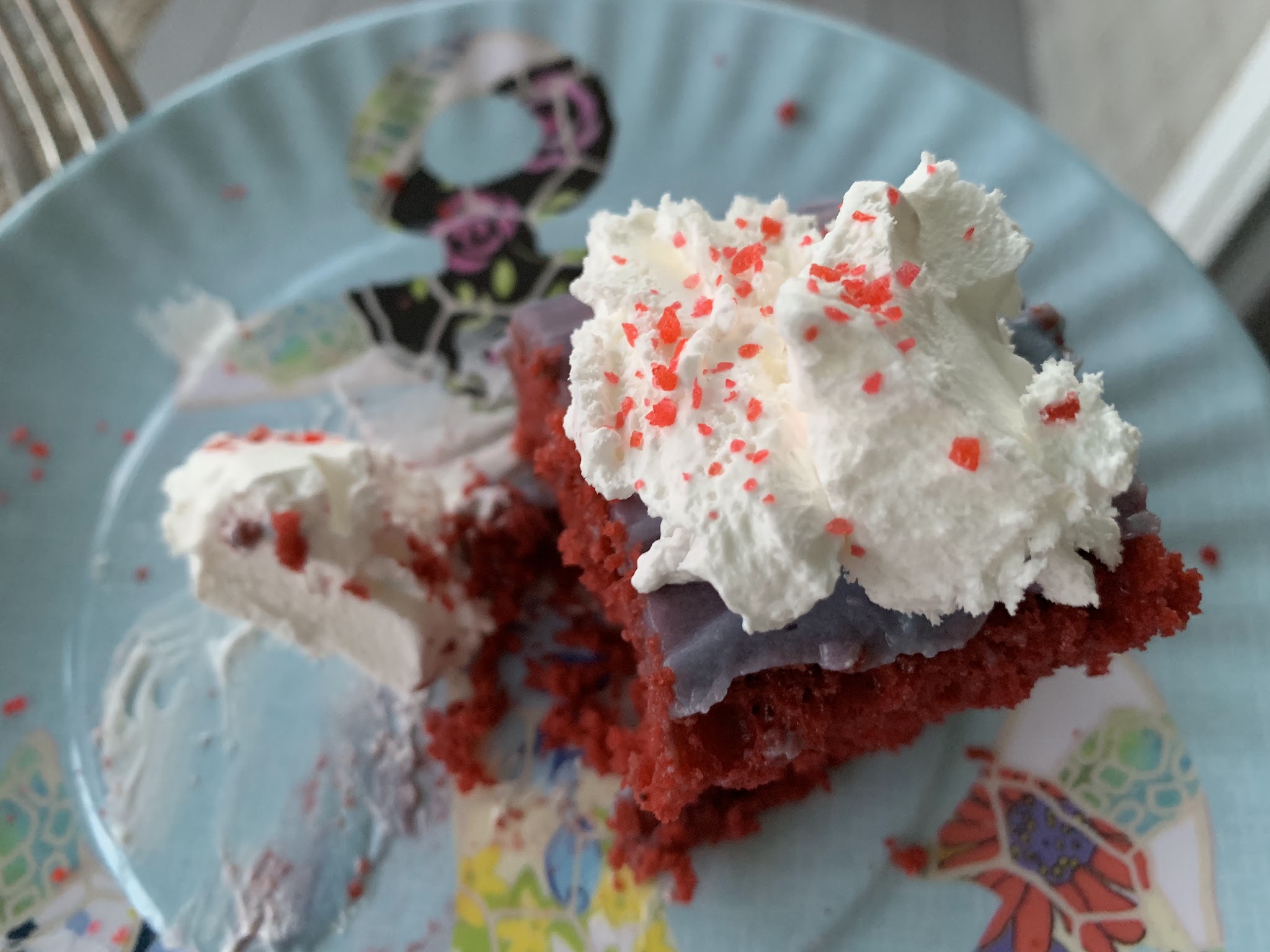 red velvet spark cake