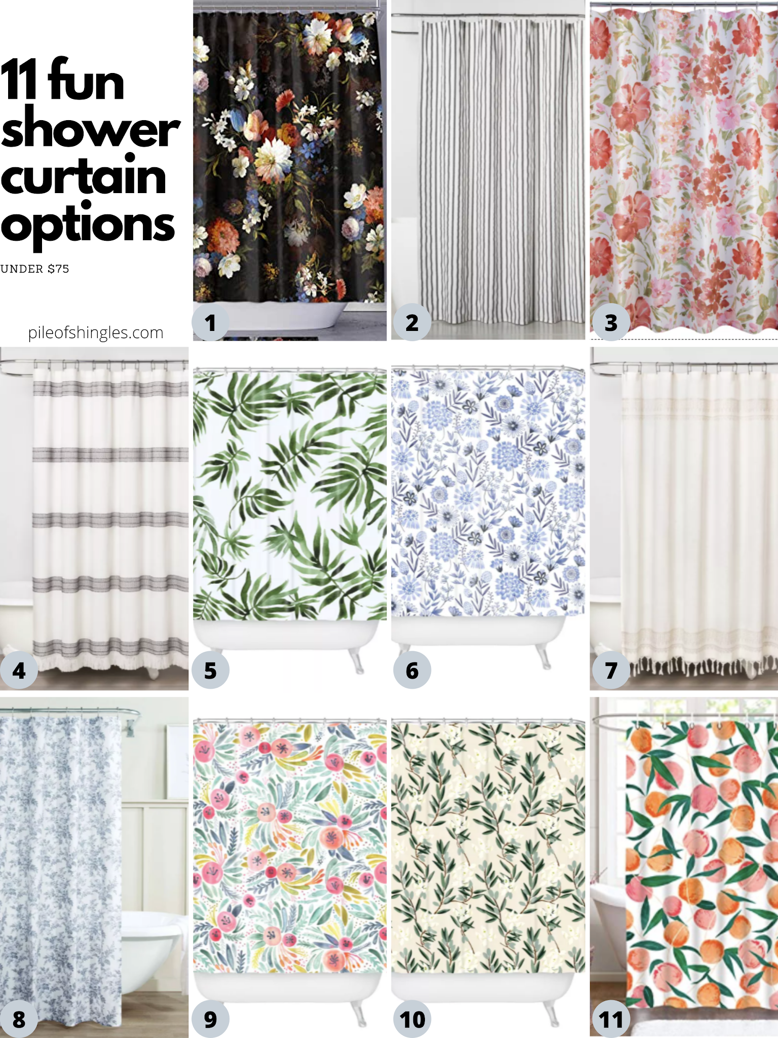 Shower Curtain Fashion Show