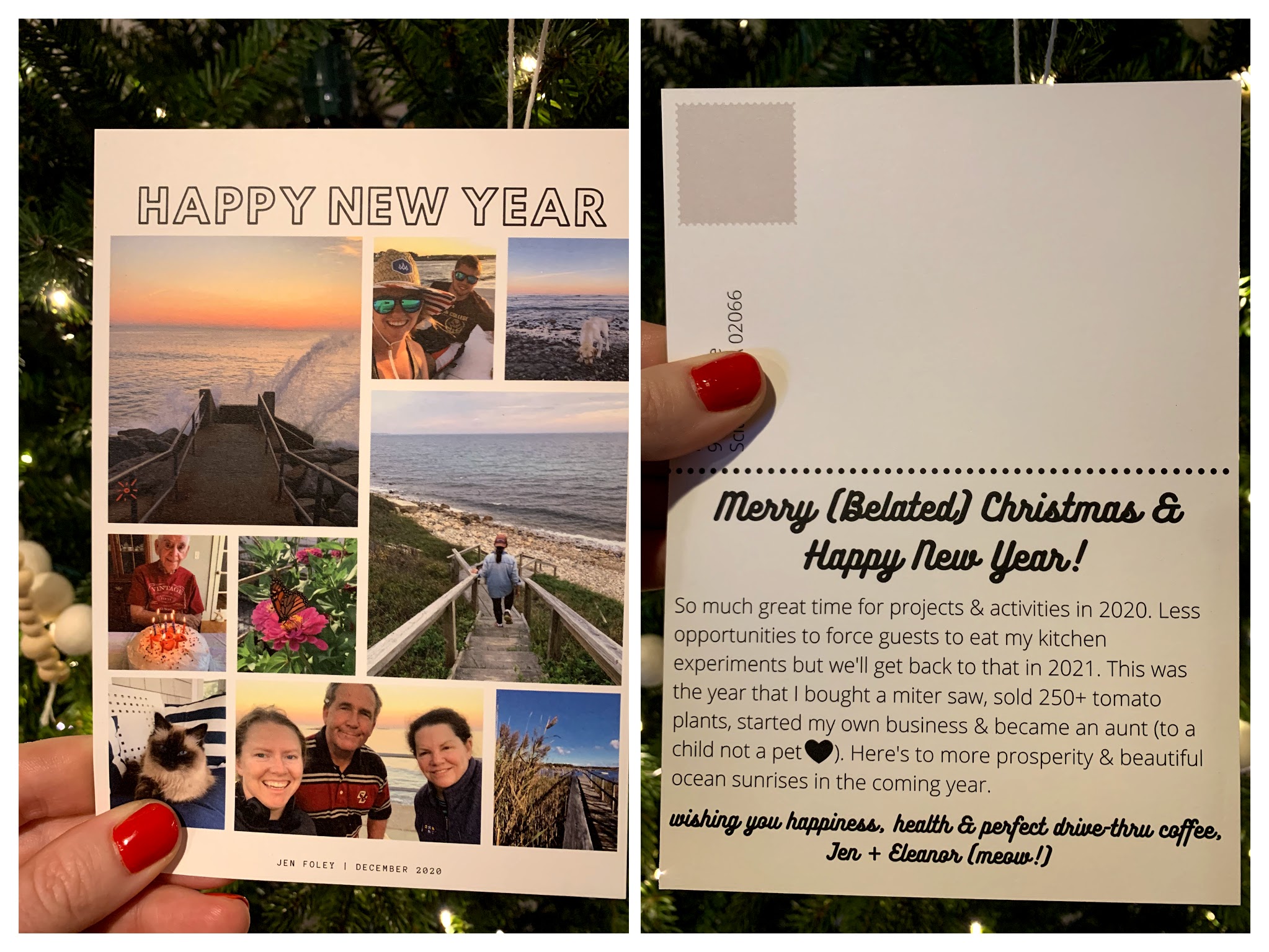 my christmas + new years card — image 2